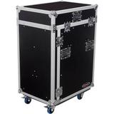 Odyssey FZ1316WDLX Flight Zone ATA DLX Combo Rack Case (Black and Chrome) FZ1316WDLX