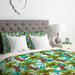 East Urban Home Tropical Christmas Duvet Cover Set Microfiber, Polyester in Green | Queen | Wayfair EUNH5945 33412911