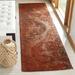 Brown 72 x 0.25 in Indoor Area Rug - World Menagerie Khattabi Paisley Red/Area Rug Polyester/Polypropylene | 72 W x 0.25 D in | Wayfair
