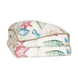 Eastern Accents Sumba Animal Print Comforter Polyester/Polyfill/Cotton in Blue/Green/Pink | Twin Comforter | Wayfair DVT-394T