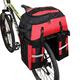 PELLOR 70L Waterproof 3 in 1 MTB Bike Rear Bicycle Pannier Bags Bike Rack Bag With Rain Cover (Red)