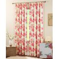 Ians Emporium FLORENCE LUXURY HALF PANAMA FULLY LINED PENCIL PLEAT CURTAINS 66 x 54 FUSHCHIA