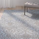 Blue 120 x 96 x 0.33 in Area Rug - House of Hampton® Aleksander Area Rug Polyester | 120 H x 96 W x 0.33 D in | Wayfair OAWY5683 33710983