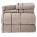 Plymouth Home 6-Piece Cotton Towel Set - Bathroom Accessories w/ Bath Towels, Hand Towels, & Wash Cloths Terry Cloth/100% Cotton | 30 W in | Wayfair