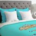 East Urban Home Queen Of Everything Lightweight Duvet Cover Microfiber in Blue | Twin/Twin XL | Wayfair HACO3257 33664526