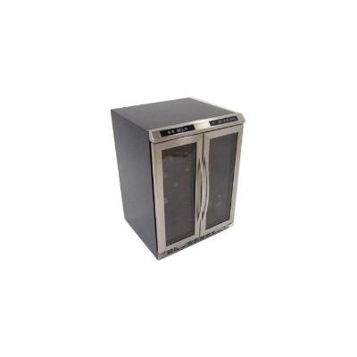 24 " Stainless Side By Side Dual Zone Wine And Beverage Cooler - WBV19DZ