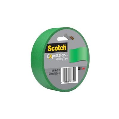 Washi Tape & Colored Duct Tape: 3M Masking & Painter Tapes Scotch 0.94 in. x 20 yds. Primary Green E