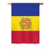 Breeze Decor Andorra 2-Sided Polyester House/Garden Flag Metal in Blue/Red/Yellow | 40 H x 28 W in | Wayfair BD-CY-H-108319-IP-BO-DS02-US