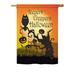 Breeze Decor Jeepers Creepers 2-Sided Polyester House Flag in Black/Orange/Yellow | 18.5" H x 13" W | Wayfair BD-HO-G-112008-IP-BO-DS02-US