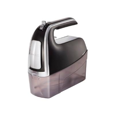 6-Speed Hand Mixer with Snap-On Case: Black