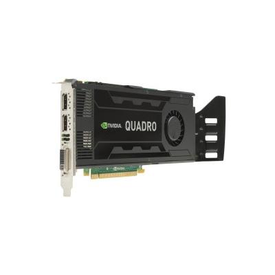 C2J94AA HP Nvidia Quadro K4000 3GB GDDR5 PCI-Express 1-DVI 2-DisplayPort Video Graphics Card Mfr P/N
