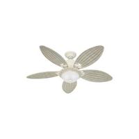 54094 Tropical Ceiling Fan Textured White