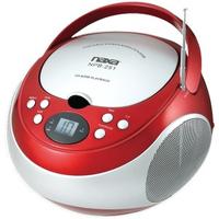 NPB251RD Portable CD Players with AM/FM Radio (Red)