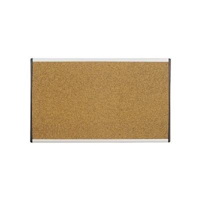 ARC Frame Cork Cubicle Board, 18 x 30, Tan, Aluminum Frame, Brown