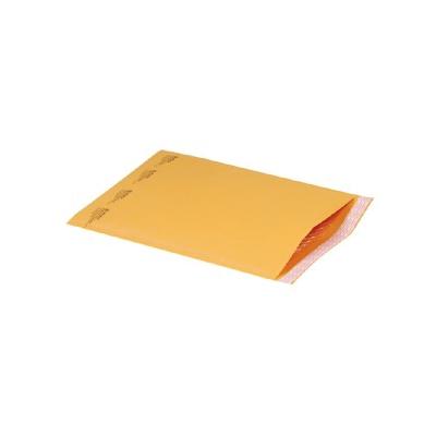 Jiffylite Self-Seal Mailer, Side Seam, #6, 12 1/2 x 19, Golden Brown, 50/Carton, Orange