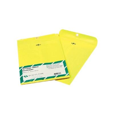 Clasp Envelope-28 lb - Yellow (10 Per Pack)