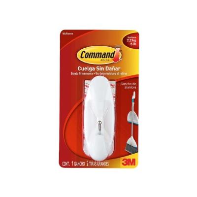 Hook Lg Wire 1PK Str Org