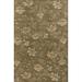 Brown/White 93 x 93 x 0.75 in Indoor Area Rug - Darby Home Co Brittin Floral Handmade Tufted Brown/Tan Area Rug, | 93 H x 93 W x 0.75 D in | Wayfair