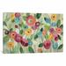 Viv + Rae™ Fairy Tale Flowers V Canvas Art Metal in Blue/Green/Red | 26 H x 40 W x 1.5 D in | Wayfair VVRO4995 32652950