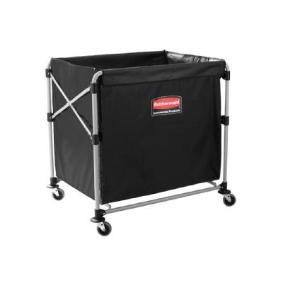 Janitorial Carts Executive 8-Bushel Collapsible Basket X-Cart Black 1881750