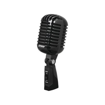 PDMICR42BK Classic Retro Vintage Style Dynamic Vocal Microphone (Black)
