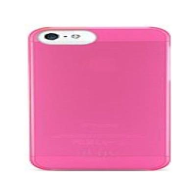ICA7H305PNK Overlay Translucent Lightweight Hardshell Protective Case for iPhone 5/5S - Pink