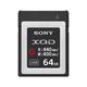 Sony 64GB XQD Flash Memory Card - High Speed G Series (Read 440MB/s and Write 400MB/s) - QDG64E