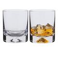 Dartington Crystal TU10/4/P - Crystal Dimple Old Fashioned Whisky Glasses, Set of 2