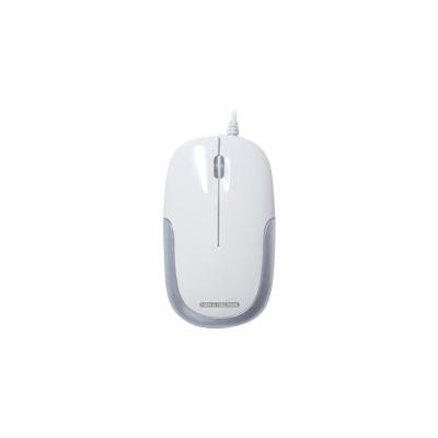 Man & Machine C Mouse - Mouse - optical - 2 buttons - wired - USB - white, silver - CM/W5