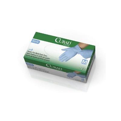 Curad Nitrile Exam Glove, Powder-Free, Medium, 150/Box (MIICUR9315)