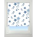 UNIVERSAL Twinkle Twinkle Patterned Thermal Blackout Roller Blind, Blue, W150cm