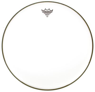 Remo 15" Emperor White smooth