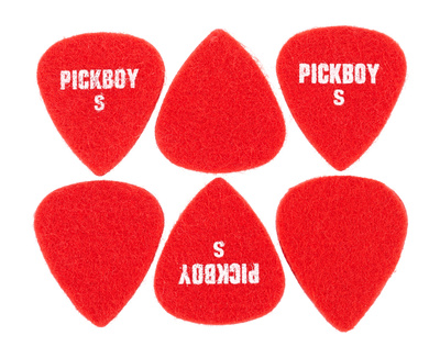 Pickboy Felt Raindrop Red Soft Pick S