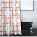Bay Isle Home™ Connelly Polyester Bamboo 2 Geometric Single Shower Curtain Polyester in Gray/Blue | 74 H x 71 W in | Wayfair BAYI5706 34521279