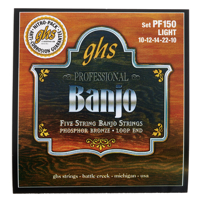 GHS PF150 5-String Banjo Set