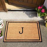 Envelor Home Text 30 in. x 18 in. Non-Slip Outdoor Door Mat Coir | 18 W x 30 D in | Wayfair EN-VC-51526-J