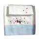 Zigozago - Baby Bedding Set Bed Linen Embroidered Sheets Sheeps; Size: Little Bed 110 x 140 cm; Color: Light Blue