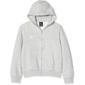 Nike Kids Performance Team Club Full-Zip Hoodie - Grey Heather/Grey Heather/White/White, Small