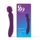 So Divine Wicked Game Magic Wand Purple Massaging Classic Vibrator, 3 speed options + 7 pulsating passion patterns, Waterproof, USB rechargeable.