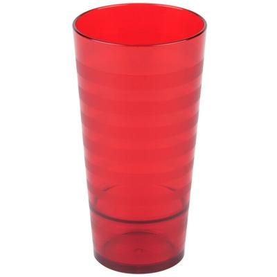 GET SW-1520-R Orbis 20 oz. Red Customizable SAN Plastic Tumbler - 24/Case