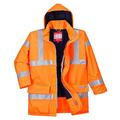 Portwest S778 Waterproof Bizflame Rain Hi-Vis Antistatic FR Jacket Orange, X-Large