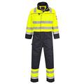 Portwest Hi-Vis Multi-Norm Coverall, Color: Yellow/Navy, Size: L, FR60YNRL