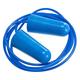 Portwest Detectable Corded PU Ear Plug (200 pairs), Color:Blue,Size:One Size,EP30BLU