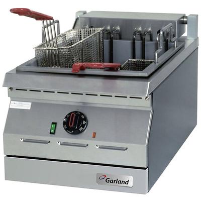 Garland ED-30FT Designer Series 34 lb. Dual Tank Electric Countertop Deep Fryer - 208V, 1 Phase, 10.6 kW
