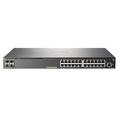 HPE Aruba 2930F 24G PoE + 4SFP - Switch - C3 - Managed - 24 x 10/100/1000 (PoE +) + 4 x Gigabit SFP (uplink) - Rack mountable - PoE + (370 W), gray