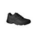 Women's Stability Walker Sneaker by Propet in Black Leather (Size 8 D(W))