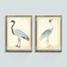 Bunny Williams Bird Art - Black Crane, 40" x 30" - Ballard Designs 40" x 30" - Ballard Designs