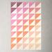 Orange 27 x 0.37 in Area Rug - AllModern Glory Geometric Handmade Tufted Wool Ivory/Pink/Area Rug Wool | 27 W x 0.37 D in | Wayfair