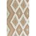 White 36 x 24 x 0.16 in Indoor Area Rug - Beth Lacefield for Surya Alameda Southwestern Handmade Flatweave Brown/Ivory Area Rug | Wayfair