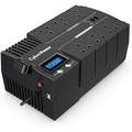 CyberPower BR1000ELCD-UK BRICs Series, 1000VA/600W, 6 UK Outlets (3 Surge only, 3 UPS and Surge), 1 USB Charging Port, AVR, Brick Format